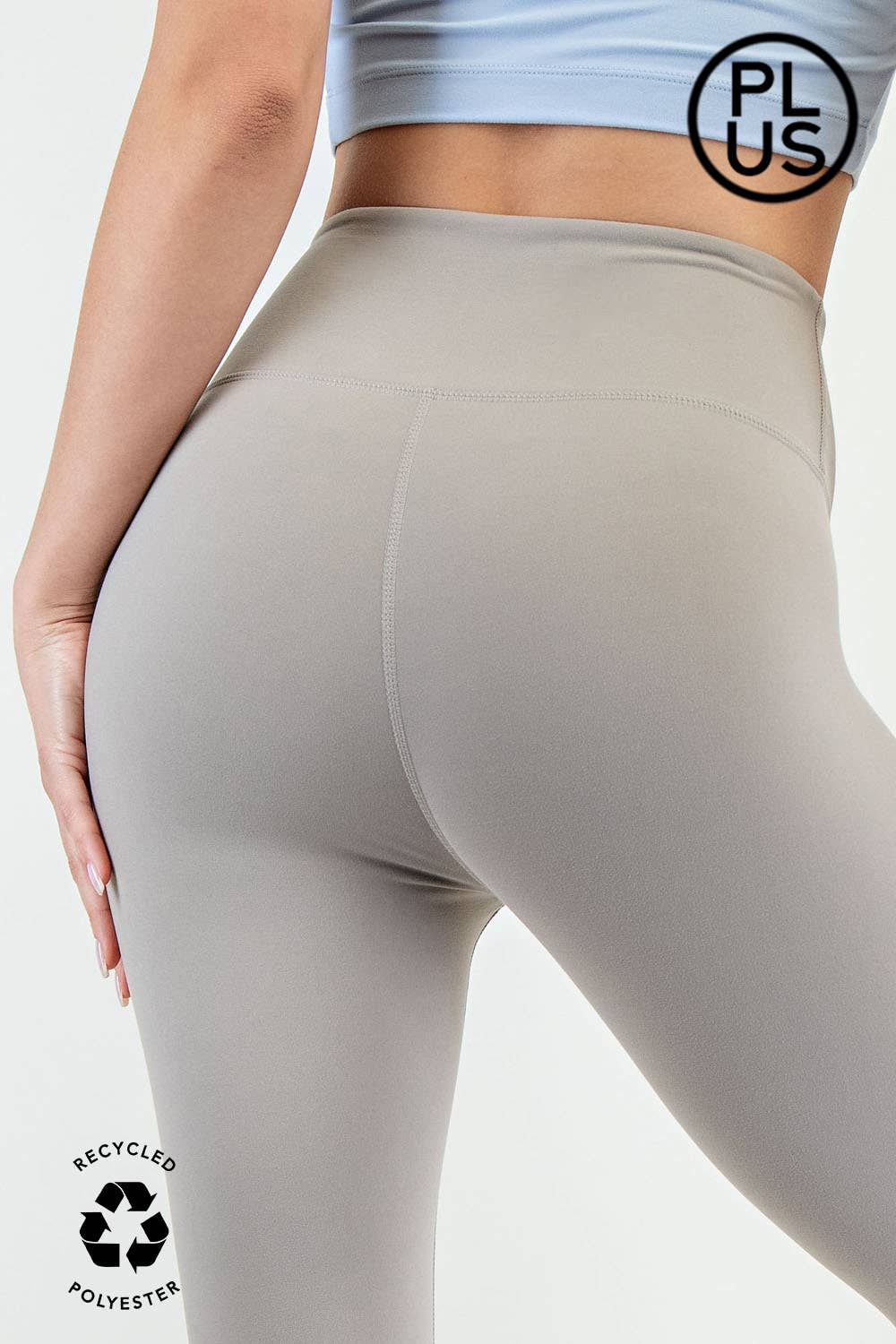 PLUS SIZE BUTTER SOFT BASIC FULL LENGTH LEGGINGS: Black / 3X